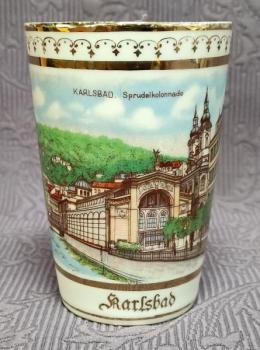 Pítko / pohárek - Karlsbad / Karlovy Vary Pítko / pohárek - Karlsbad / Karlovy Vary